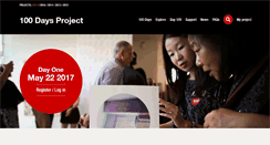 Desktop Screenshot of 100daysproject.co.nz